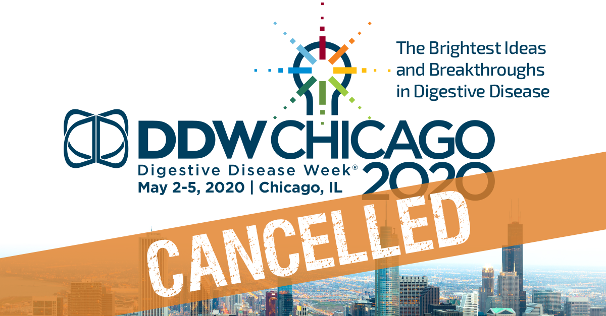 Digestive Disease Week® (DDW) 2020 is cancelled American