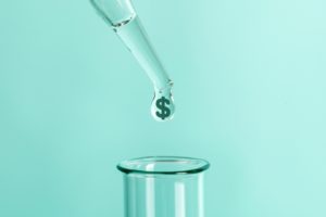 Money Droplet Beaker