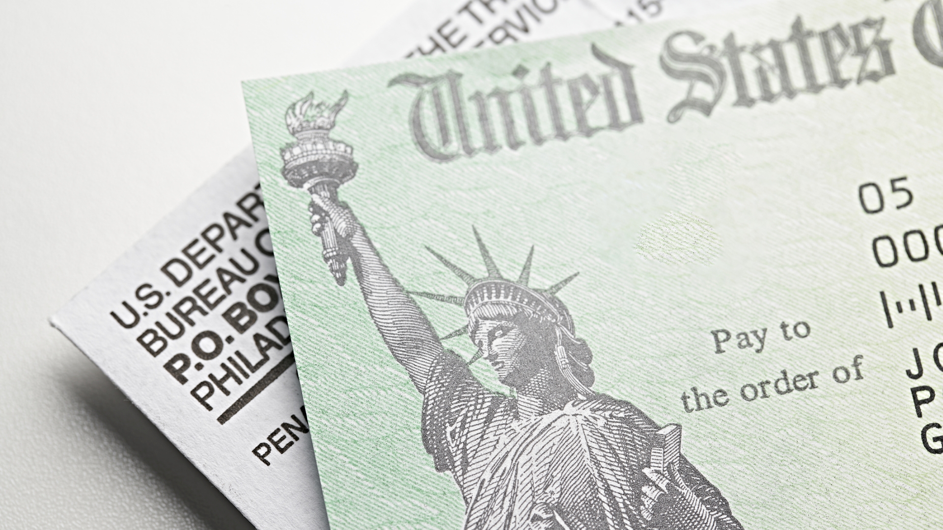 Stimulus Check: USA government check, payment