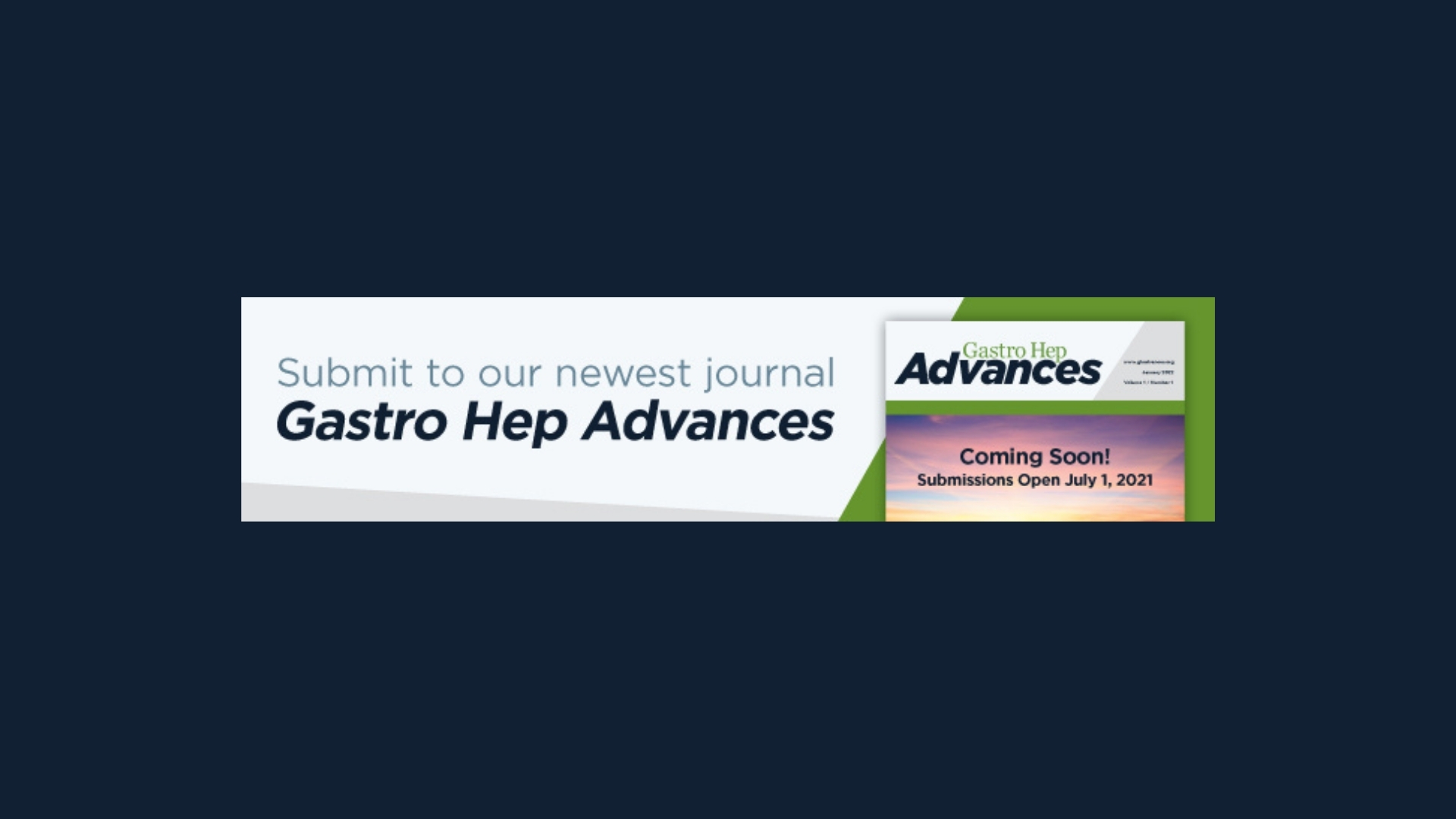 And Gastro Hep Advances makes five American Gastroenterological