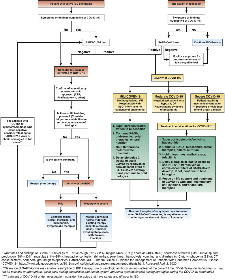 Management of inflammatory bowel disease (IBD) during the COVID-19 pandemic