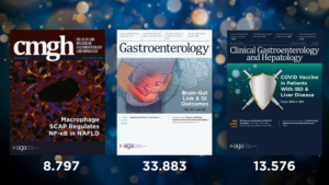 AGA Journals Impact Factor Scores