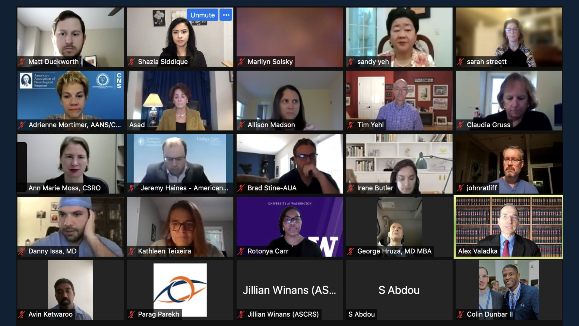 Virtual Advocacy Day Attendees