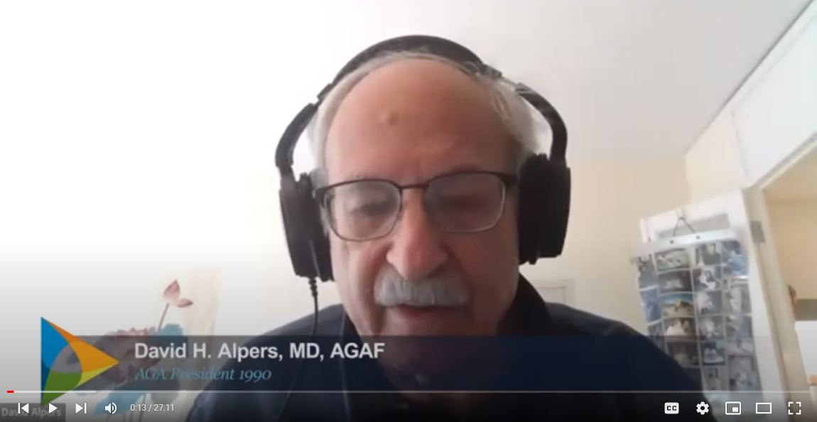 Past President Interview: David H. Alpers, MD, AGAF, AGA President 1990