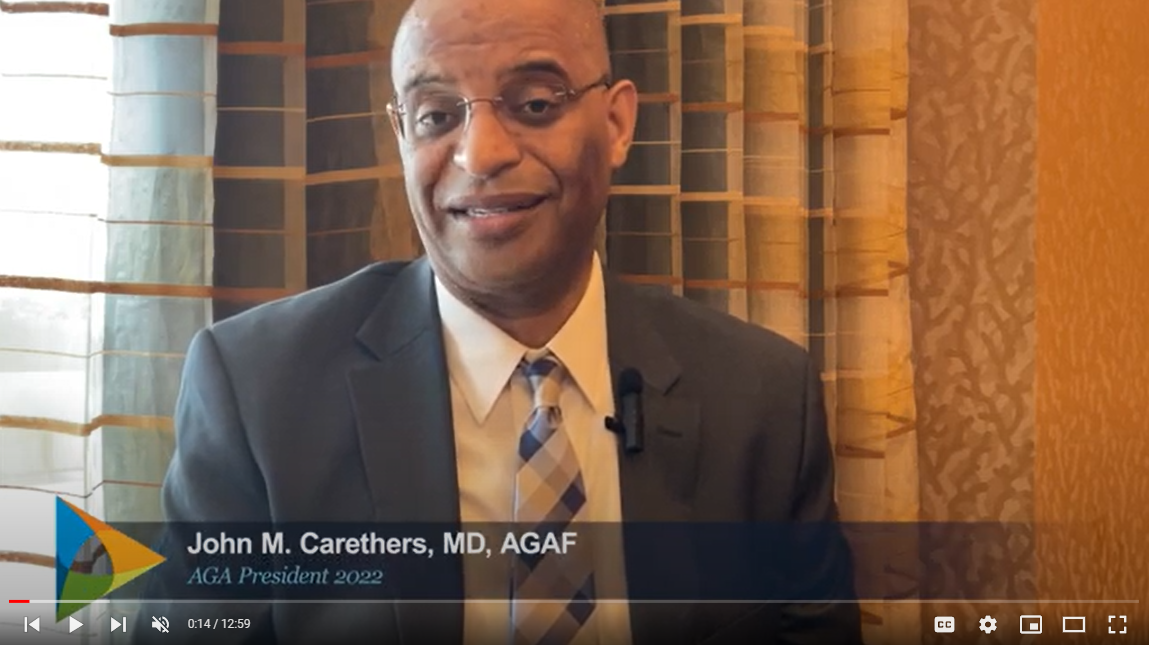 AGA Leader Interview: John M. Carethers, MD, AGAF, AGA President 2022