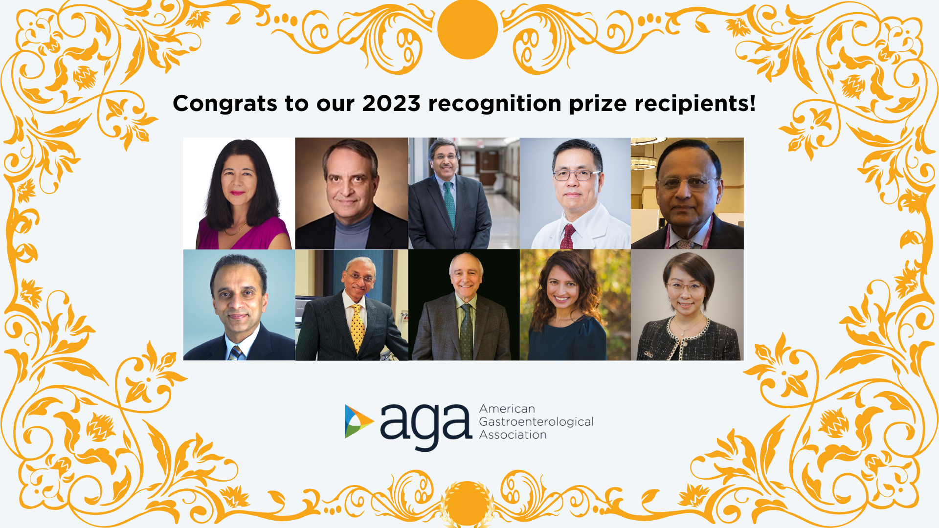 Introducing your 2023 AGA recognition prize recipients American