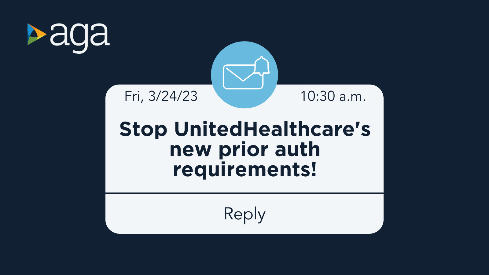 Graphic for UnitedHealthcare "No" on Prior Auth