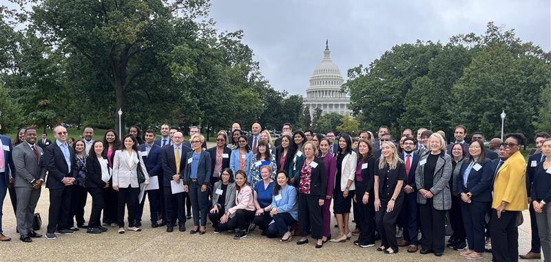 AGA Advocacy Day 2024 in front of the Capitol