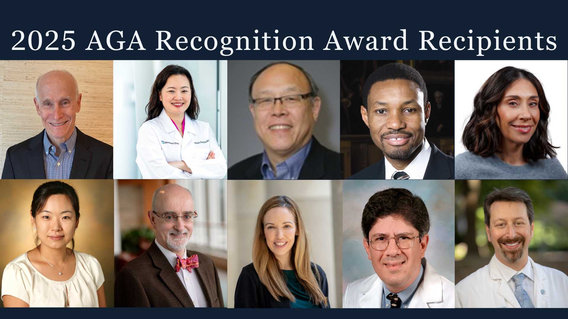 Recognition Award Recipients