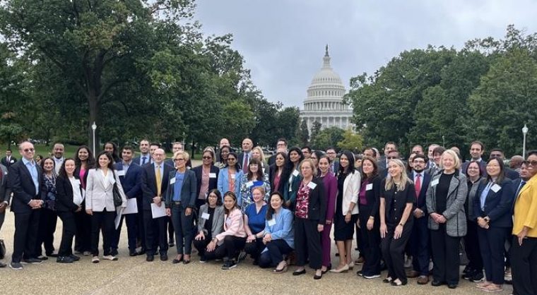 AGA Advocacy Day 2024 in front of the Capitol