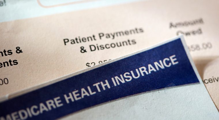 Medicare health insurance stock photo