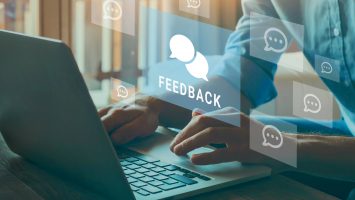 feedback concept, user comment rating online, writing feedback review, reputation management