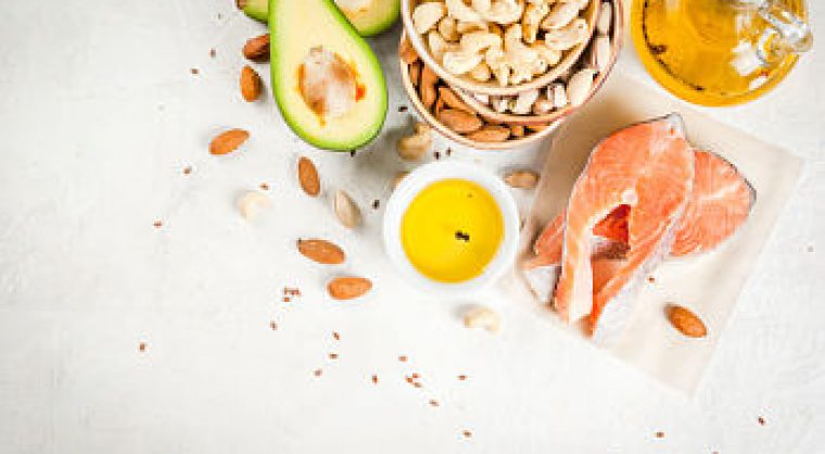 Products with healthy fats